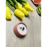 925 Sterling Silver Black Nephrite ( Jade ) Ring Size 6