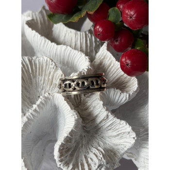 Vintage Spinning 925 Sterling Silver Ring Size 9