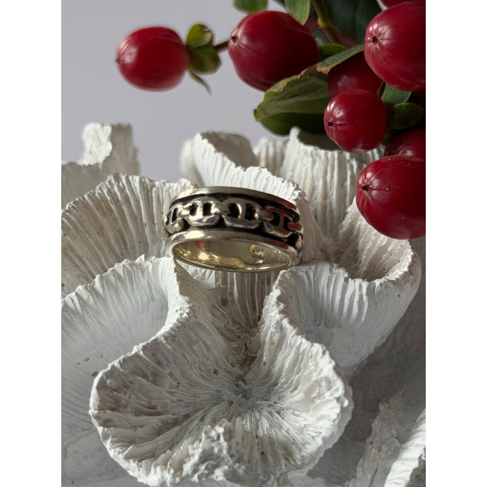 Vintage Spinning 925 Sterling Silver Ring Size 9