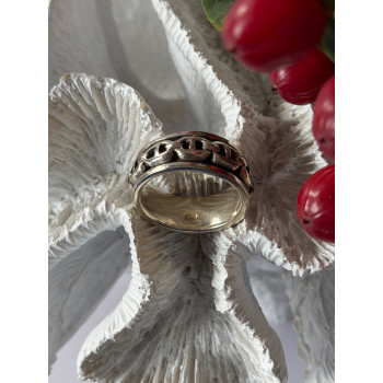 Vintage Spinning 925 Sterling Silver Ring Size 9