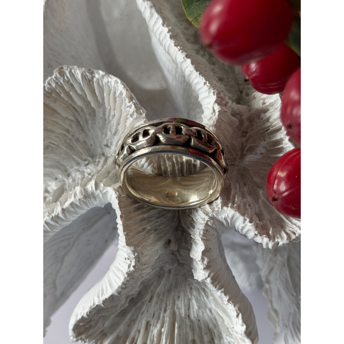Vintage Spinning 925 Sterling Silver Ring Size 9