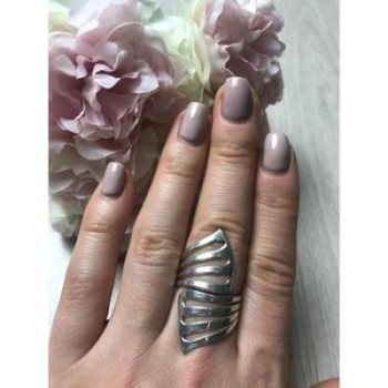 925 Sterling Silver Ring Size 7.5 (Adjustable)