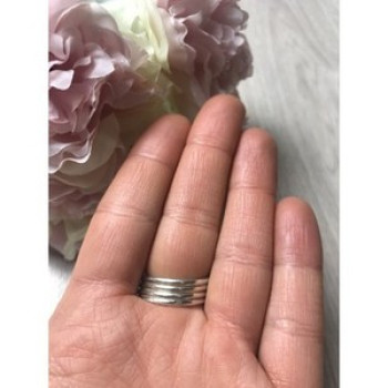 925 Sterling Silver Ring Size 7.5 (Adjustable)