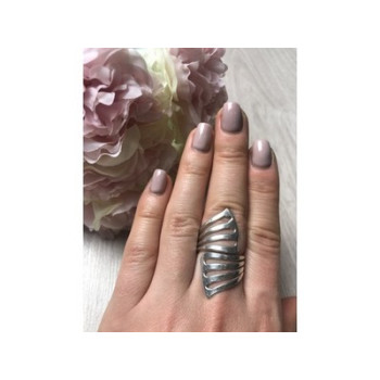 925 Sterling Silver Ring Size 7.5 (Adjustable)