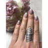925 Sterling Silver Ring Size 7.5 (Adjustable)