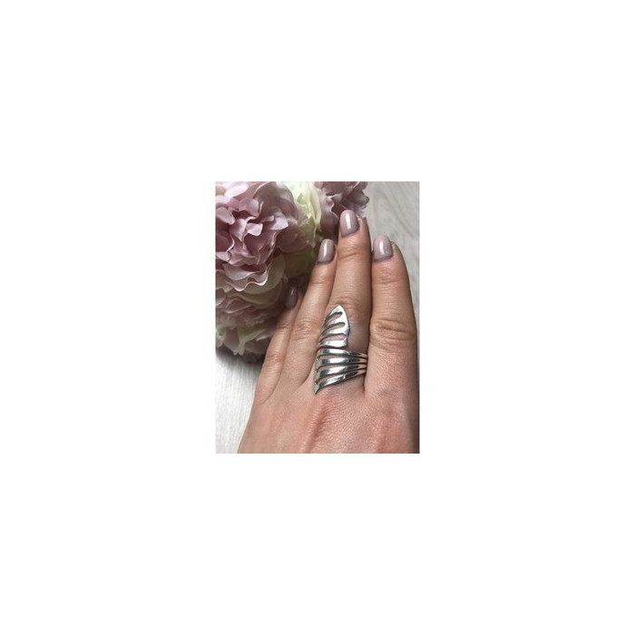 925 Sterling Silver Ring Size 7.5 (Adjustable)