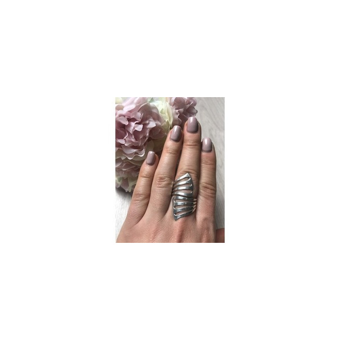 925 Sterling Silver Ring Size 7.5 (Adjustable)