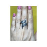 Vintage 925 Sterling Siamese Silver Ring Size 7.5