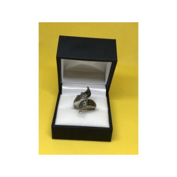 Vintage 925 Sterling Siamese Silver Ring Size 7.5