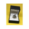 Vintage 925 Sterling Siamese Silver Ring Size 7.5