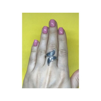 Vintage 925 Sterling Siamese Silver Ring Size 7.5