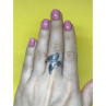 Vintage 925 Sterling Siamese Silver Ring Size 7.5