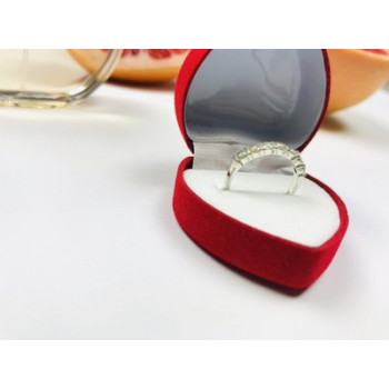 925 Sterling Silver CZ Ring Size 6.5