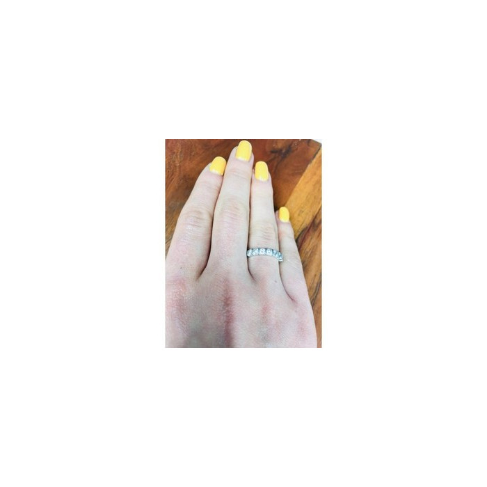 925 Sterling Silver CZ Ring Size 6.5