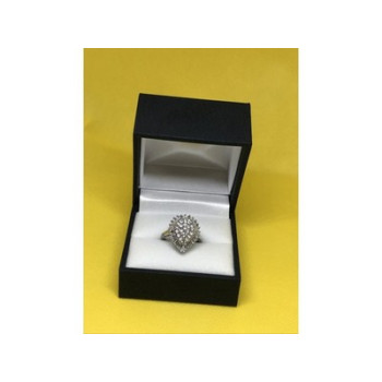 925 Sterling Silver CZ Ring Size 5.5