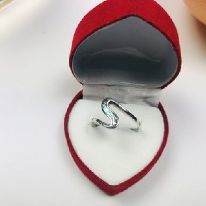 925 Sterling Silver Haliotis Ring Size 7.5