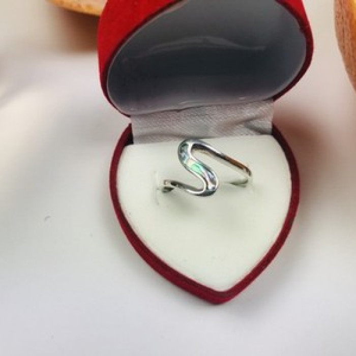 925 Sterling Silver Haliotis Ring Size 7.5