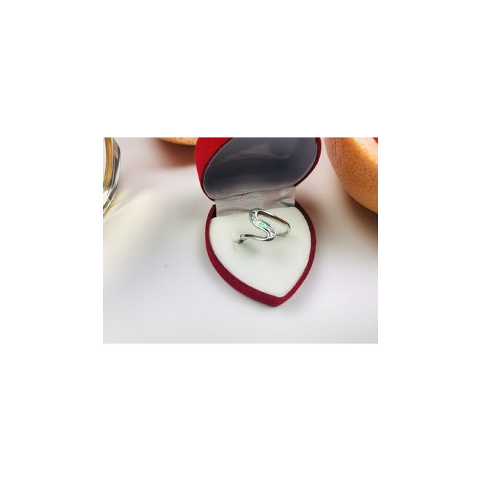 925 Sterling Silver Haliotis Ring Size 7.5