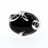 925 Sterling Silver Onyx Ring Size 6