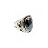 925 Sterling Silver Hematite Ring Size 8