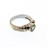 Vintage 925 Sterling Silver Peridot Ring Size 5