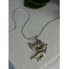 925 Sterling Silver Cupid Necklace Length 24 inch