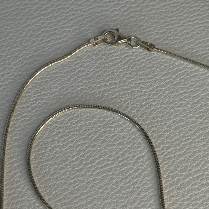 925 Sterling Silver Cupid Necklace Length 24 in