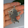 925 Sterling Silver Cupid Necklace Length 24 inch