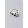925 Sterling Silver CZ Ring Size 7.5