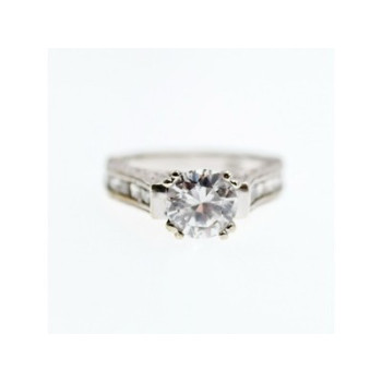 925 Sterling Silver CZ Ring Size 7.5