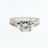 925 Sterling Silver CZ Ring Size 7.5