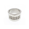 Stainless Steel Ring with CZ Size 11.5