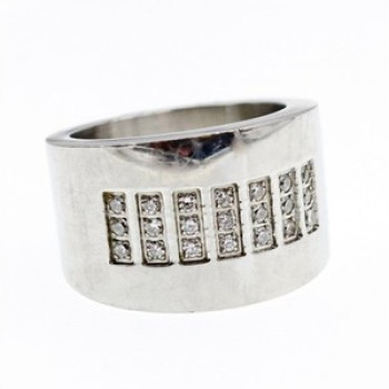 Stainless Steel Ring With CZ Size 11.5