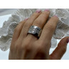 Stainless Steel Ring with CZ Size 11.5