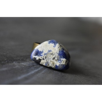 Designer's Ring with Sodalite Size 7.5