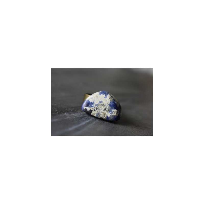 Designer's Ring with Sodalite Size 7.5