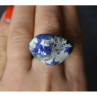 Designer's Ring with Sodalite Size 7.5