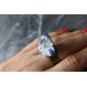 Designer's Ring with Sodalite Size 7.5