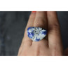Designer's Ring with Sodalite Size 7.5