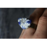 Designer's Ring with Sodalite Size 7.5