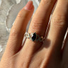 925 Sterling Silver Amethyst Ring Size 6.5