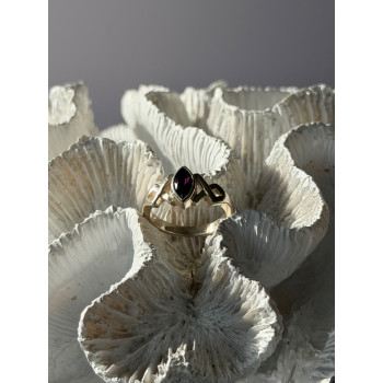 925 Sterling Silver Amethyst Ring Size 6.5