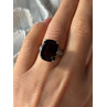 925 Sterling Silver Brown Sapphire Ring Size 6
