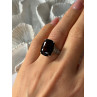 925 Sterling Silver Brown Sapphire Ring Size 6