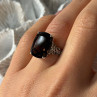 925 Sterling Silver Brown Sapphire Ring Size 6