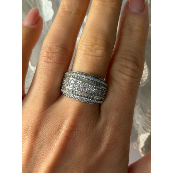 925 Sterling Silver Peridot Ring Size 6