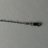 Sjd Acpl 925 Sterling Silver White Topaz Heart Bracelet Length 7.5 Inch