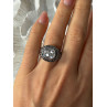 925 Sterling Silver White Spinel Ring Size 7