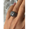 925 Sterling Silver White Spinel Ring Size 7