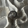 925 Sterling Silver White Spinel Ring Size 7